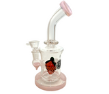 Glass 'Strawberry' Percolator Bong