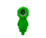 Clown Villain Silicone Pipe Red 10.5cm