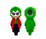 Clown Villain Silicone Pipe Red 10.5cm