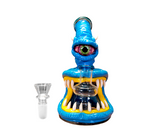 Monster Glass-Clay Bong 16cm Blue