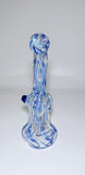 Coloured Glass Bubbler - Blue