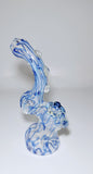 Coloured Glass Bubbler - Blue