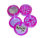 Chongz 50mm 5 Part Plastic Grinder purple.