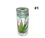 Chongz Assorted Design Gitd Medium Glass jar #1