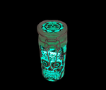 Chongz Assorted Design Gitd Medium Glass jar #4.