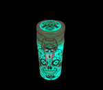 Chongz Assorted Design Gitd Medium Glass jar #5.