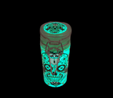 Chongz Assorted Design Gitd Medium Glass jar #5.