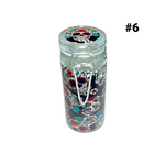 Chongz Assorted Design Gitd Medium Glass jar #6