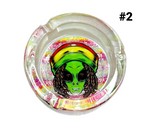 Chongz Glow in Dark Round Glass Ashtray #2