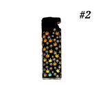 Flamejack Windproof Lighters Multi Leaf Design #2