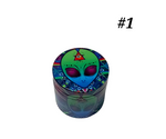 Half Baked 40mm 4 part "Alien" Grinders1