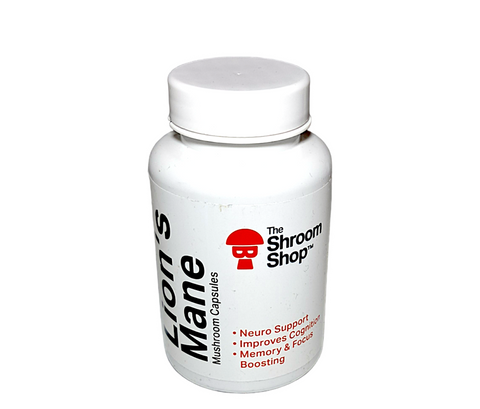 The Shroom Shop Lion's Mane Mushroom 45000mg Capsules - 90 Caps