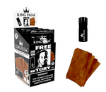 King Palm Tobacco Leaf Wraps With Glass Tips - 5 pack
