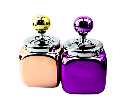 Spinning Metal Ashtray - Choice Of 2 Colours