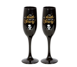 Till Death Do Us Party Champagne Flute Set