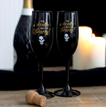Till Death Do Us Party Champagne Flute Set
