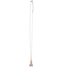 Calming Amethyst Crystal Chip Potion Bottle Necklace
