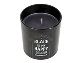 Black Is My Happy Colour Opium Scented Candle