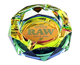 RAW Rainbow Glass Ashtray
