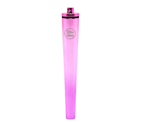 Wise Skies Gradient Metal Cone Holder - Pink and Purple