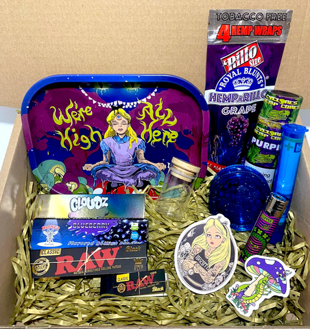 We're All High Here Rolling Tray Set