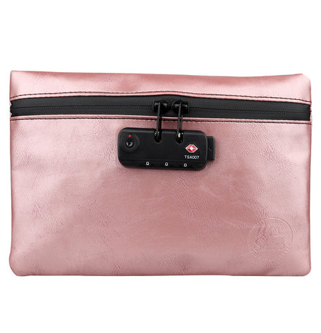 Wise Skies Rose Gold Large Smell Proof Bag