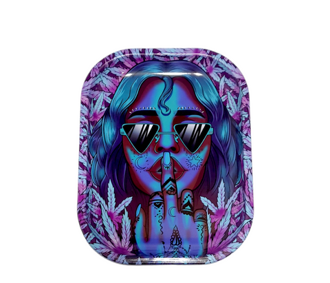 Wise Skies Silence Small Rolling Tray