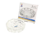 Sparkys Round Crystal Glass Ashtray Large