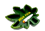 Wise Skies "High From" Leaf Ashtray - Green