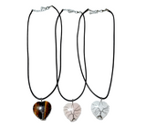 Heart Shaped Crystal Necklace