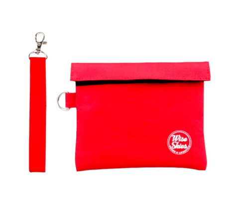 Wise Skies Red Medium Smell Proof Bag