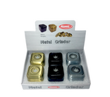 Atomic Metal Grinder Cube 48mm, Magnetic 4 Parts