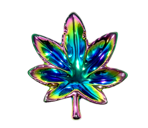 Wise Skies Crystal Leaf Ashtray