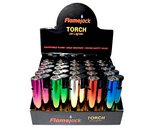 Flamejack Metal Windproof Jet Flame Lighter (Choice Of 5 Colours)