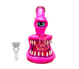 Monster Glass-Clay Bong 16cm Pink
