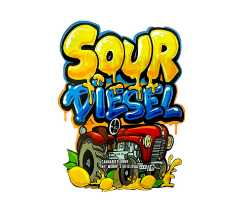 Sour Diesel Smell Proof Bag