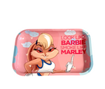 Smoke Arsenal Medium Metal Rolling Tray - Lola Buddy (28cm x 18cm)