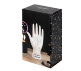 White Ceramic Palmistry Hand Ornament