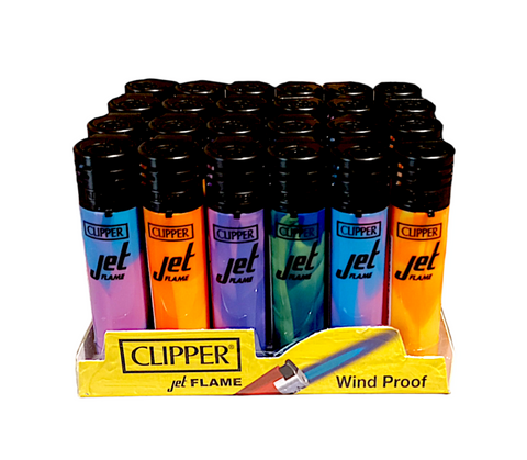 Clipper Jet Flame 'Nebula'  Lighters Assorted