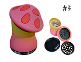 Large Metal Mushroom Herb Grinder Multifunctional Zinc Alloy #3