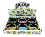 Baked Babe Premium Glass Ashtray - Assorted