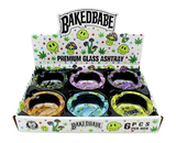 Baked Babe Premium Glass Ashtray - Assorted