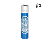 Clipper Metal Flint Lighter "Samurai" With Tin #2