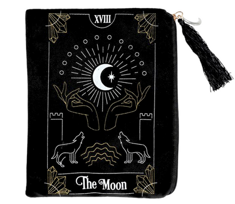 The Moon Tarot Card Zippered Bag