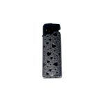 Flamejack Windproof Lighters Glitter Heart Design black