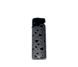 Flamejack Windproof Lighters Glitter Heart Design black