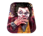 'Joker' Design Metal Rolling Tray - Medium