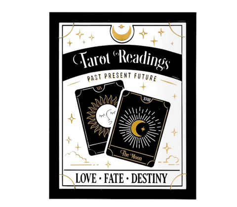 Tarot Reading Mirrored Wall Hanging