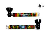 D&K Rick & Morty Design Glass Pipe - Assorted #2