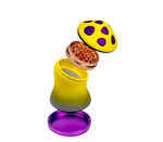 Large Metal Mushroom Herb Grinder Multifunctional Zinc Alloy (Choose from 6 Colours)